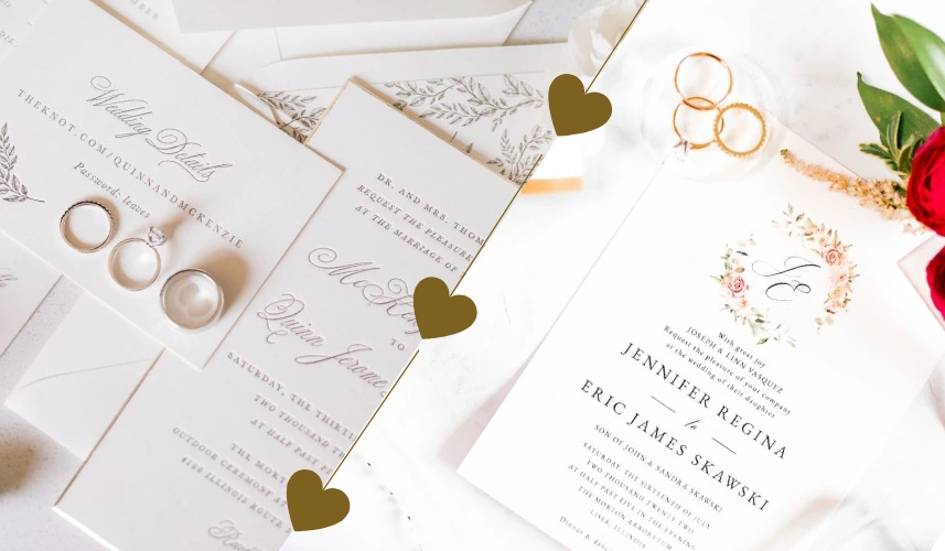 Get a wedding planner in Chicago for custom wedding invitations.