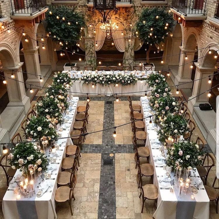 U-Shaped and Horseshoe Tables are perfect for intimate weddings or standout head tables.
