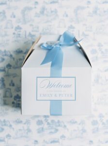 Curating the perfect Wedding Welcome Boxes
