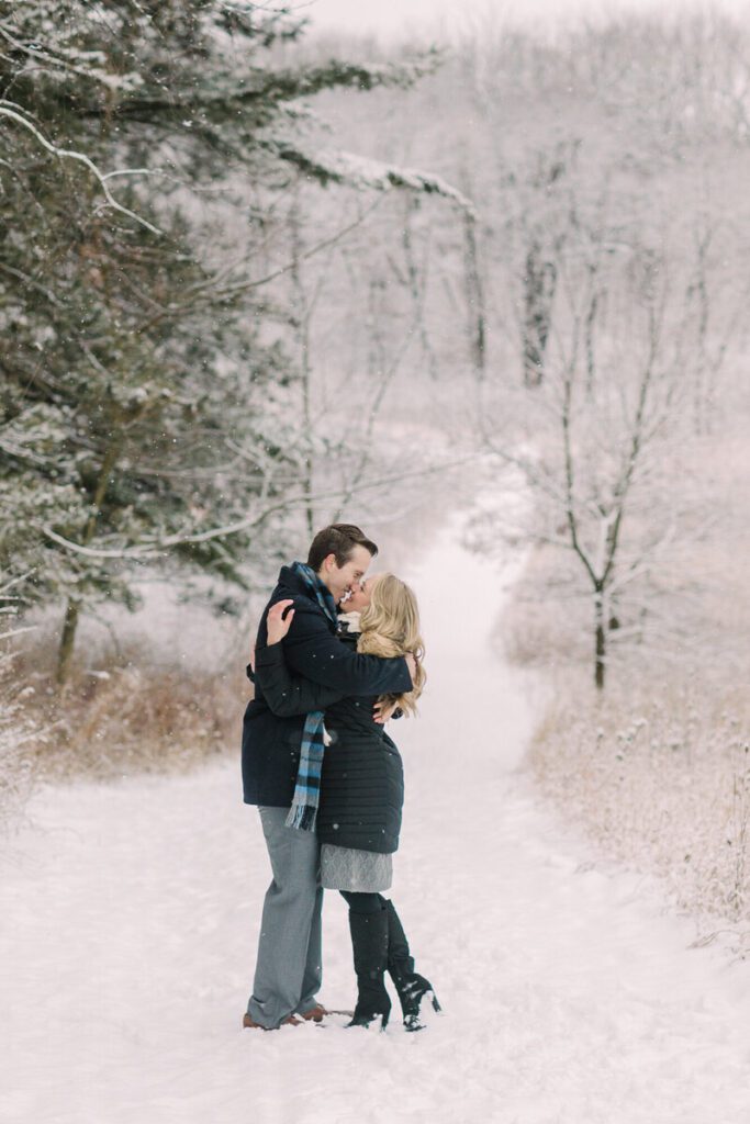 Winter Engagements in Chicago