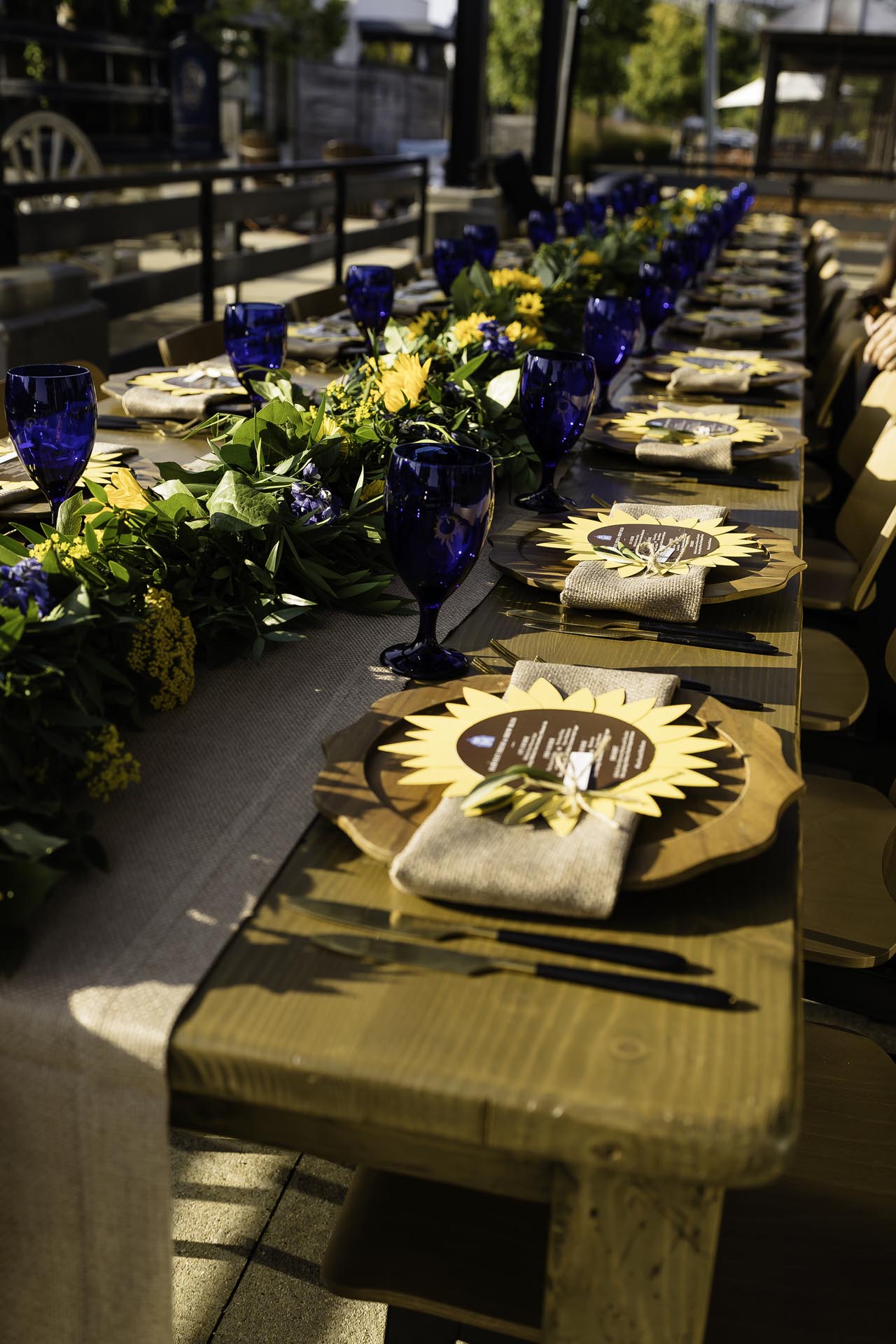 Farm-to-table tablescape Designed by Top Event Planner Chicago